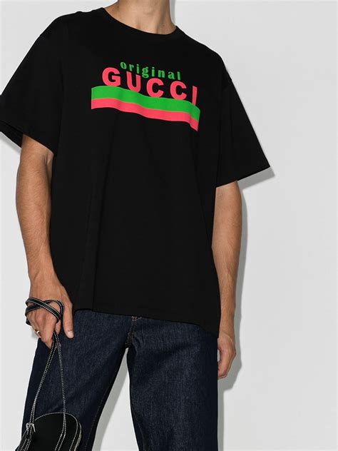 gucci graphic t shirts|original Gucci t shirt price.